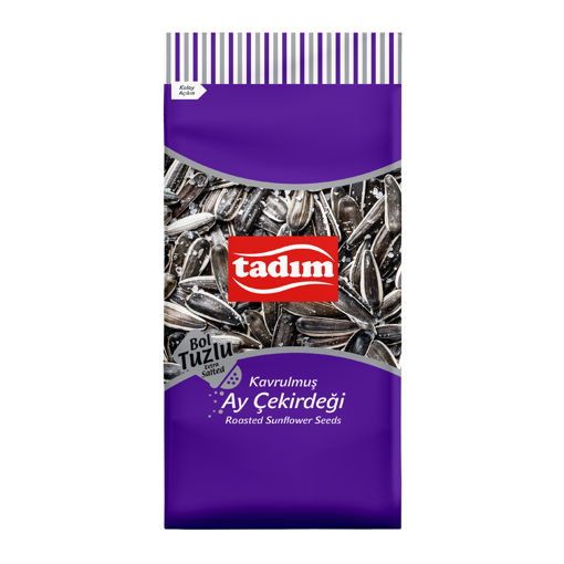 Tadım Bol Tuzlu Kavrulmuş Siyah Ayçekirdek 180 Gr nin resmi