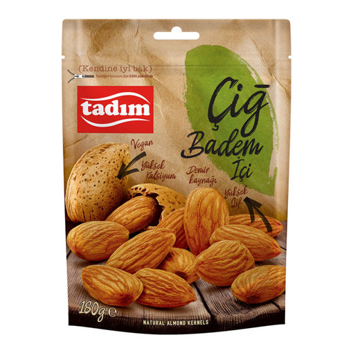 Tadım Çiğ Badem 180 Gr nin resmi