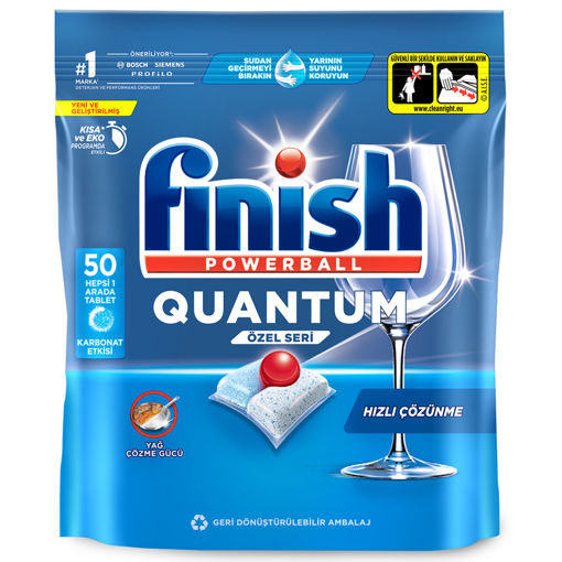 Finish Quantum Özel Seri 50'li Bulaşık Makinesi Tableti nin resmi
