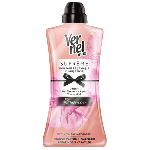Vernel Max Konsantre Çamaşır Yumuşatıcısı 1200 Ml (50 Yıkama) Supreme Romance nin resmi