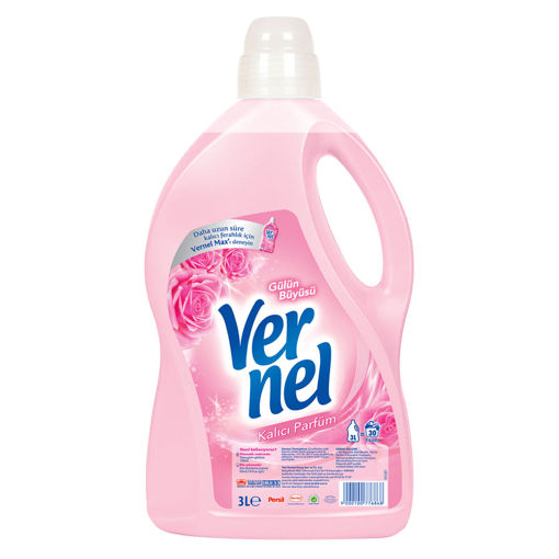 Vernel Çamaşır Yumuşatıcısı 3 L (30 Yıkama) Gülün Büyüsü nin resmi