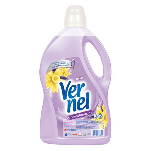Vernel Çamaşır Yumuşatıcısı 3 L (30 Yıkama) Aromatherapy Relax nin resmi