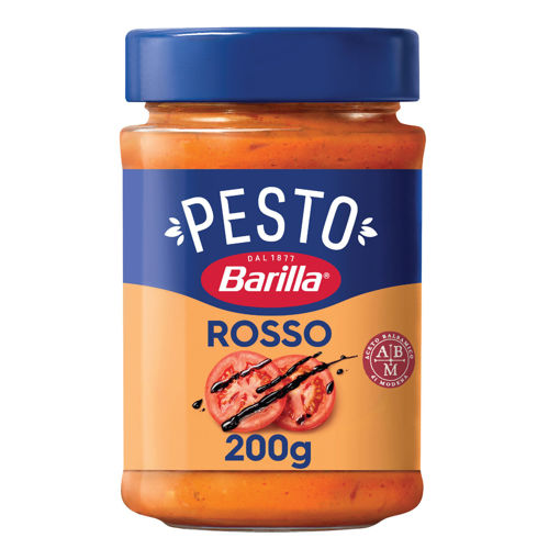 Barilla Domates ve Balzamik Sirkeli (Pesto Rosso) Makarna Sosu 200 Gr nin resmi
