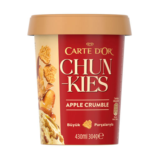 Carte D'or Chunkies Apple Crumble 430 Ml nin resmi