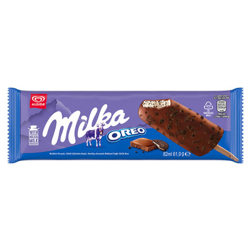 Algida Oreo Milka Stick 82 Ml nin resmi