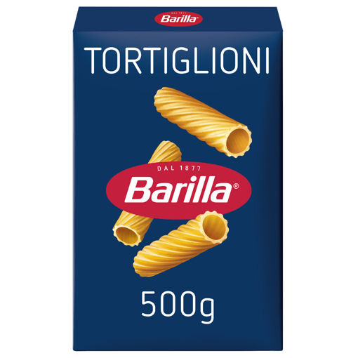 Barilla Kalın Kesme (Tortiglioni) Makarna 500 Gr nin resmi