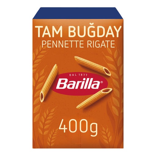Barilla Tam Buğday Kalem Makarna (Integrale Pennette Rigate) 400 Gr nin resmi