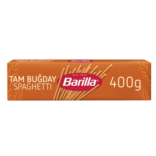 Barilla Tam Buğday Spagetti (Integrale Spaghetti) Makarna  400 Gr nin resmi