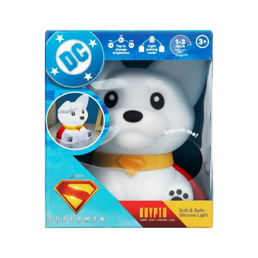 Superman Krypto Squishy Glo Şarjlı Silikon Masa Lambası nin resmi