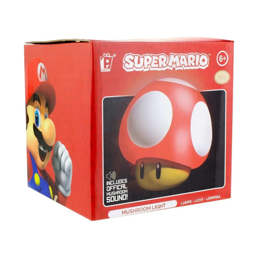 Super Mario Bros Mantar Gece Lambası nin resmi