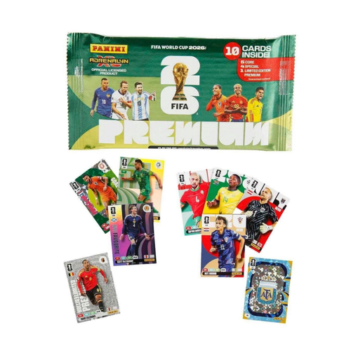FIFA World Cup 2026 Adrenalyn XL Premium Trading Card 10?lu Paket nin resmi