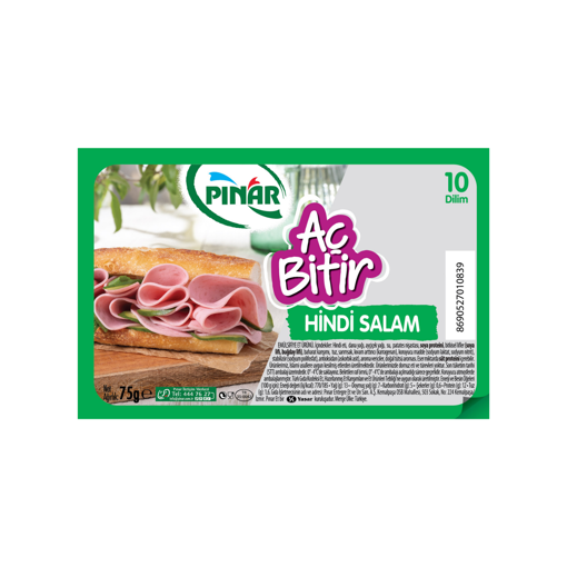 Pınar Aç Bitir Hindi Salam 75 Gr nin resmi
