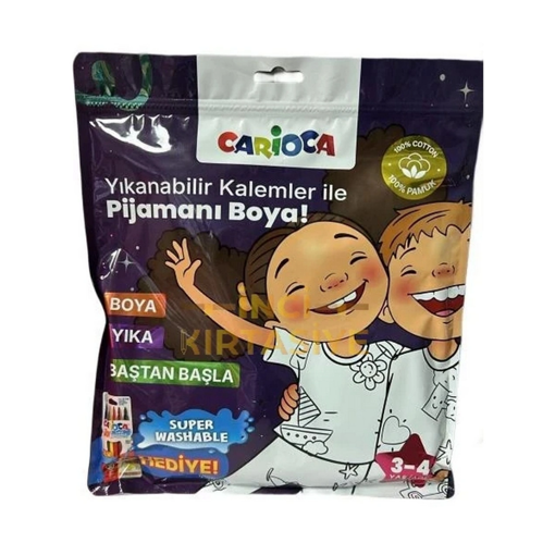 Kalem Hediyeli Boyanabilir Pijama 3-4 Yaş nin resmi
