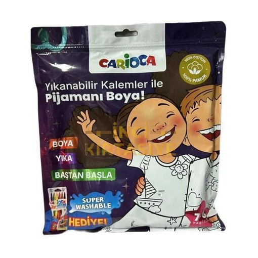 Kalem Hediyeli Boyanabilir Pijama 7-8 Yaş nin resmi