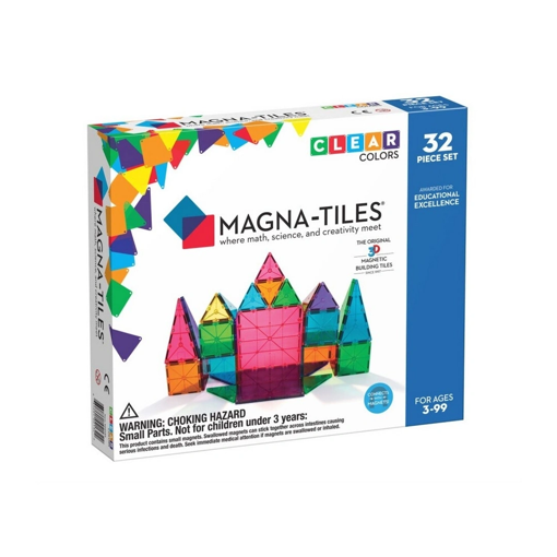 Magna Tiles Clear Colors 32 Parça nin resmi