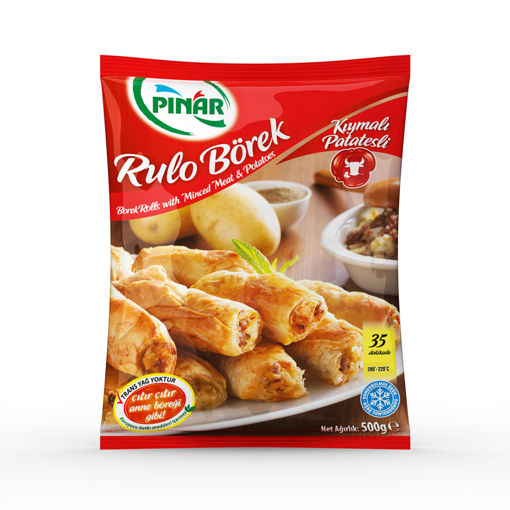 Pınar Rulo Börek Kıymalı Patatesli 500 Gr nin resmi
