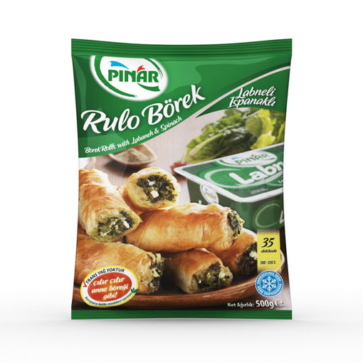 Pınar Rulo Börek Labneli Ispanaklı 500 Gr nin resmi