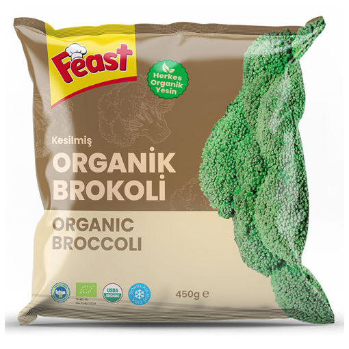 Feast Organik Brokoli 450 Gr nin resmi