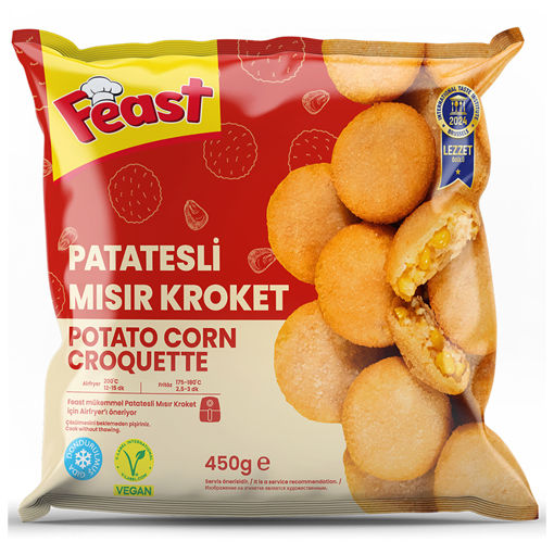 Feast Dondurulmuş Patatesli Mısır Kroket 450 Gr nin resmi