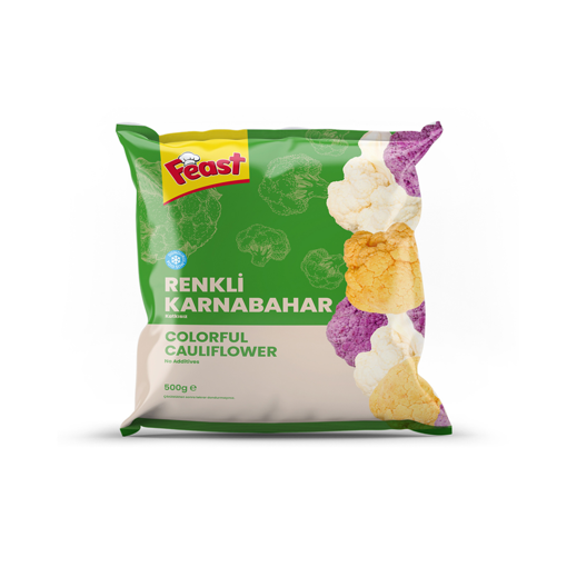 Feast Renkli Karnabahar 500 Gr nin resmi