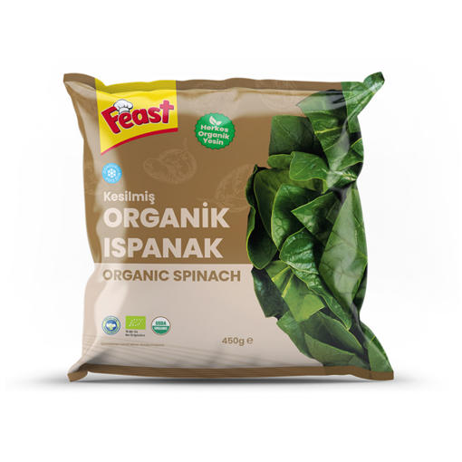 Feast Organik Ispanak 450 Gr nin resmi