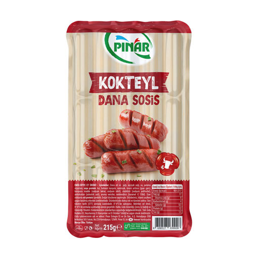 Pınar Sosis Kokteyl 215gr nin resmi