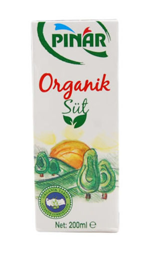 Pınar Organik Süt 200 Ml nin resmi