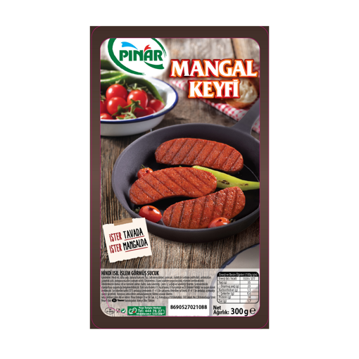 Pınar Hindi Sucuk Mangal Keyfi 300 Gr nin resmi