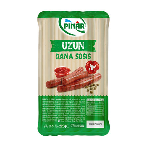 Pınar Uzun Sosis 225 Gr nin resmi