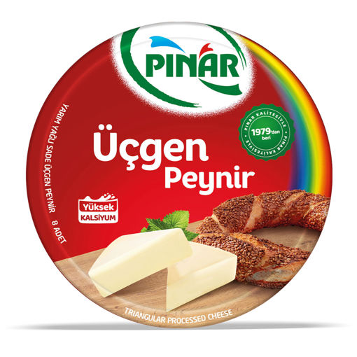 Pınar Üçgen Peynir Yarım Yağlı 8X12.5 Gr nin resmi