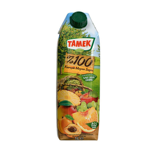 Tamek %100 Karışık Meyve Suyu 1 Lt nin resmi