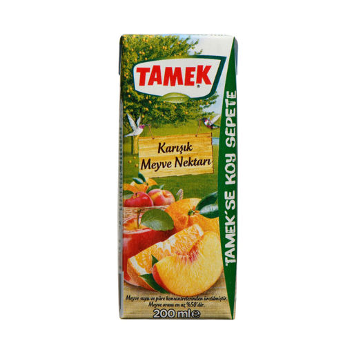 Tamek Karışık Meyve Nektar 200 Ml nin resmi