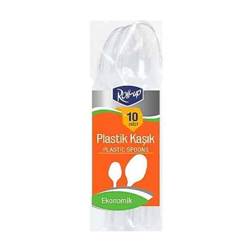 Roll-Up Ur-Ksk-0045 Plastik Kaşik 10lu nin resmi