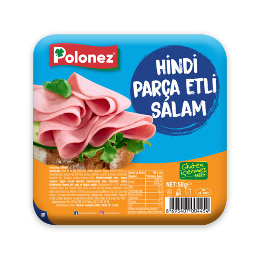 Polonez Hindi Parça Etli Salam 50 Gr nin resmi