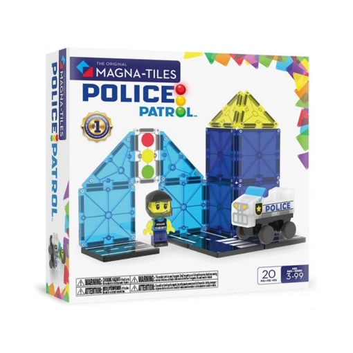 Magna Tiles Polis Devriyesi 20 Parça nin resmi