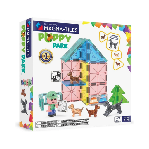 Magna Tiles Puppy Park 27 Parça nin resmi