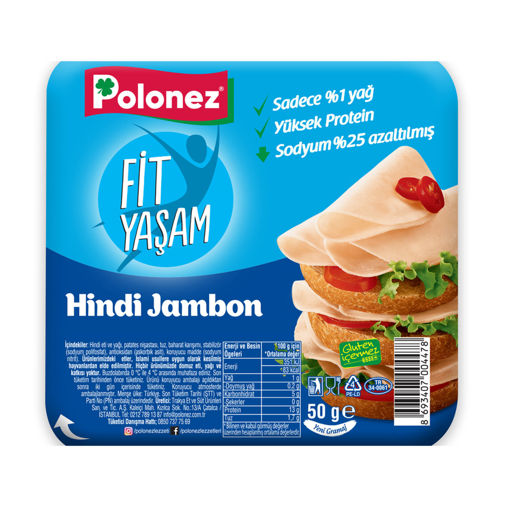 Polonez Hindi Jambon 50 Gr nin resmi