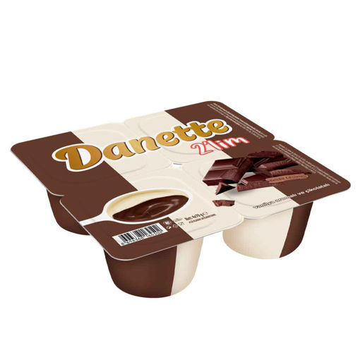 Danette İkilim Çikolatalı Sütlü Puding 4X70 Gr nin resmi