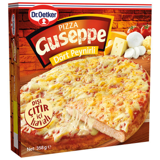 Dr.Oetker Guseppe 4 Peynirli Pizza 358 Gr nin resmi