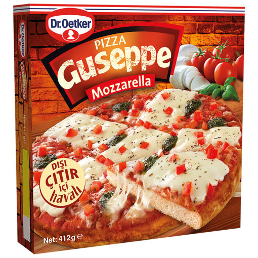 Dr.Oetker Guseppe Mozzarella Pizza 412 Gr nin resmi