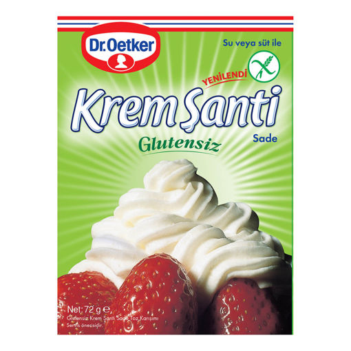 Dr.Oetker Glutensiz Krem Şanti 72 Gr nin resmi