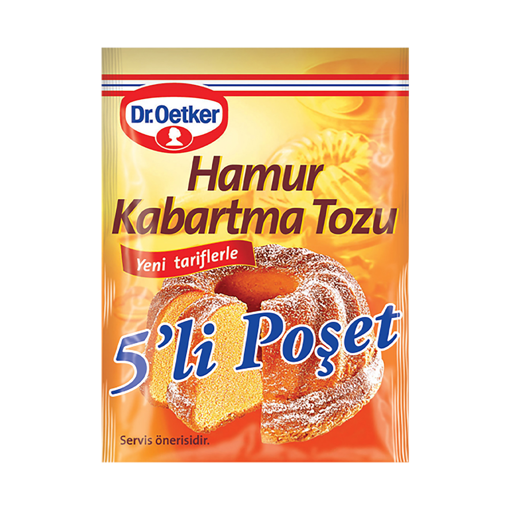 Dr.Oetker Hamur Kabartma Tozu 5'li Paket 50 Gr nin resmi