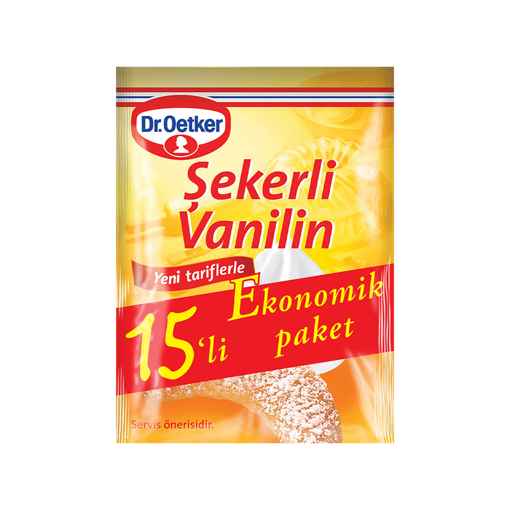 Dr.Oetker Şekerli Vanilin 15'li Paket 75 Gr nin resmi