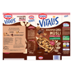 Dr.Oetker Vitalis Sütlü Bitter Çikolatalı Çıtır Müsli 420 Gr nin resmi