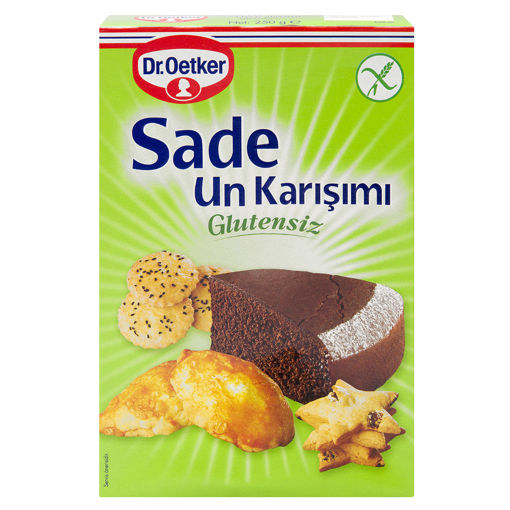 Dr.Oetker Glutensiz Sade Un Karışımı 250 Gr nin resmi