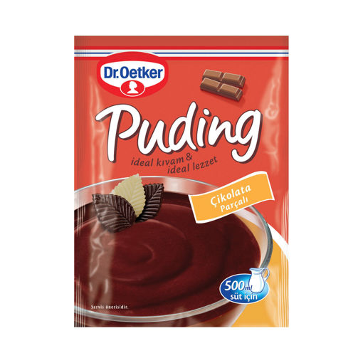 Dr.Oetker Puding Çikolata Parçalı 115 Gr nin resmi