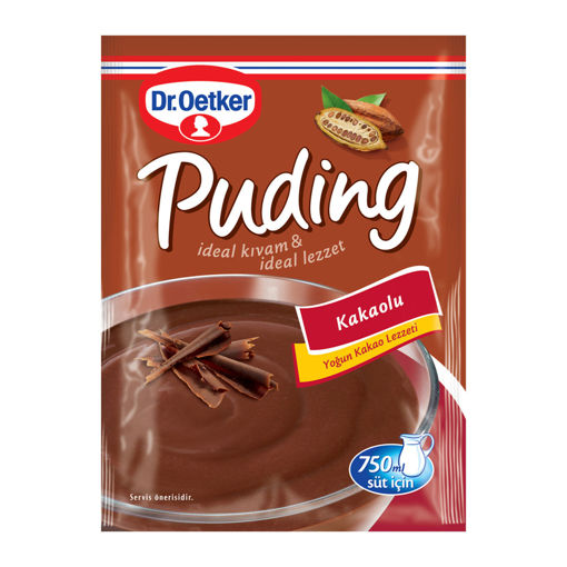 Dr. Oetker Puding Kakaolu 147 Gr nin resmi