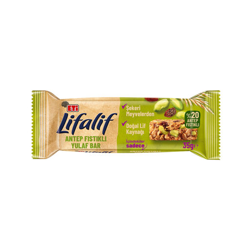 Eti Lifalif Antep Fıstıklı Bar 35 Gr nin resmi