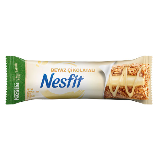 Nestle Nesfit Beyaz Çikolatalı Tam Tahıllı Bar 22.5 Gr nin resmi