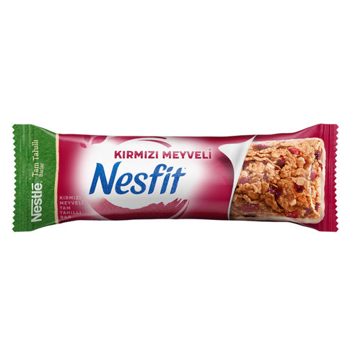 Nestle Nesfit Kırmızı Meyveli Tam Tahıllı Bar 23,5 Gr nin resmi